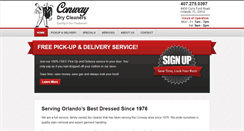 Desktop Screenshot of conwaydrycleaner.com