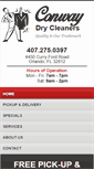 Mobile Screenshot of conwaydrycleaner.com